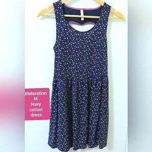 EUC - XHiLaRaTioN Navy Prints Dress